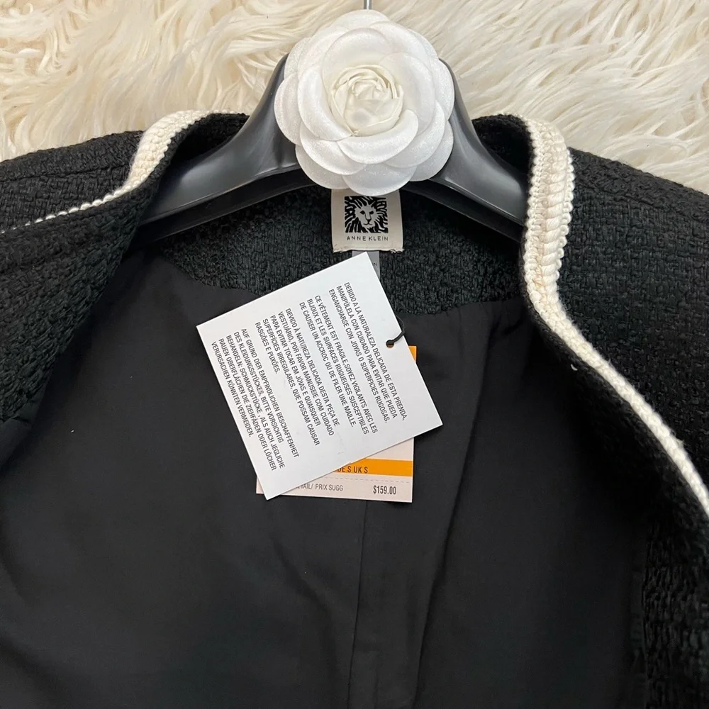 🛍️NWT Anne Klein🛍️ Women's Elegant Tweed Blazer - Picture 6 of 7